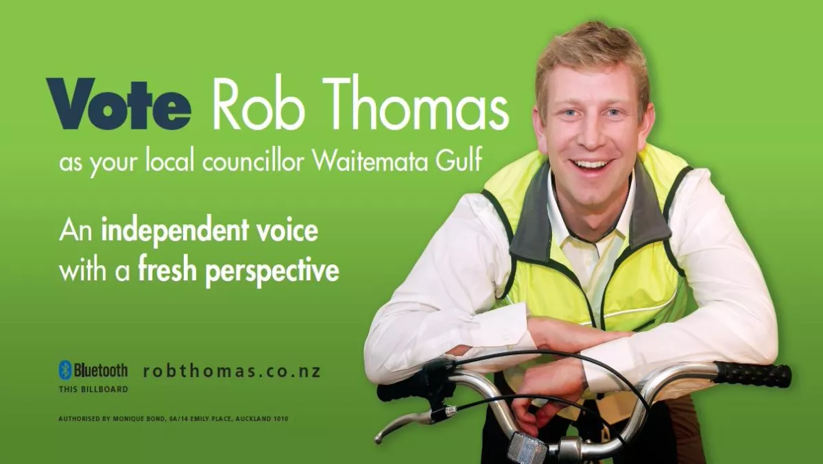 Councilman launches Bluetooth billboard