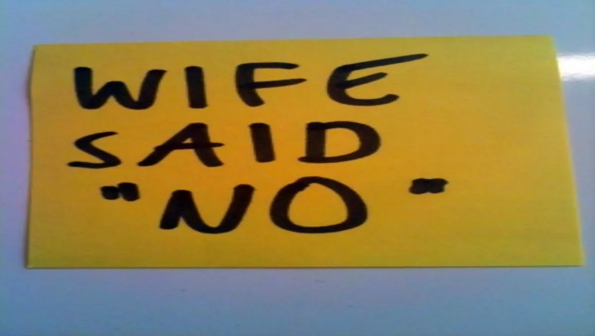 Wife said No, Apple said Yes