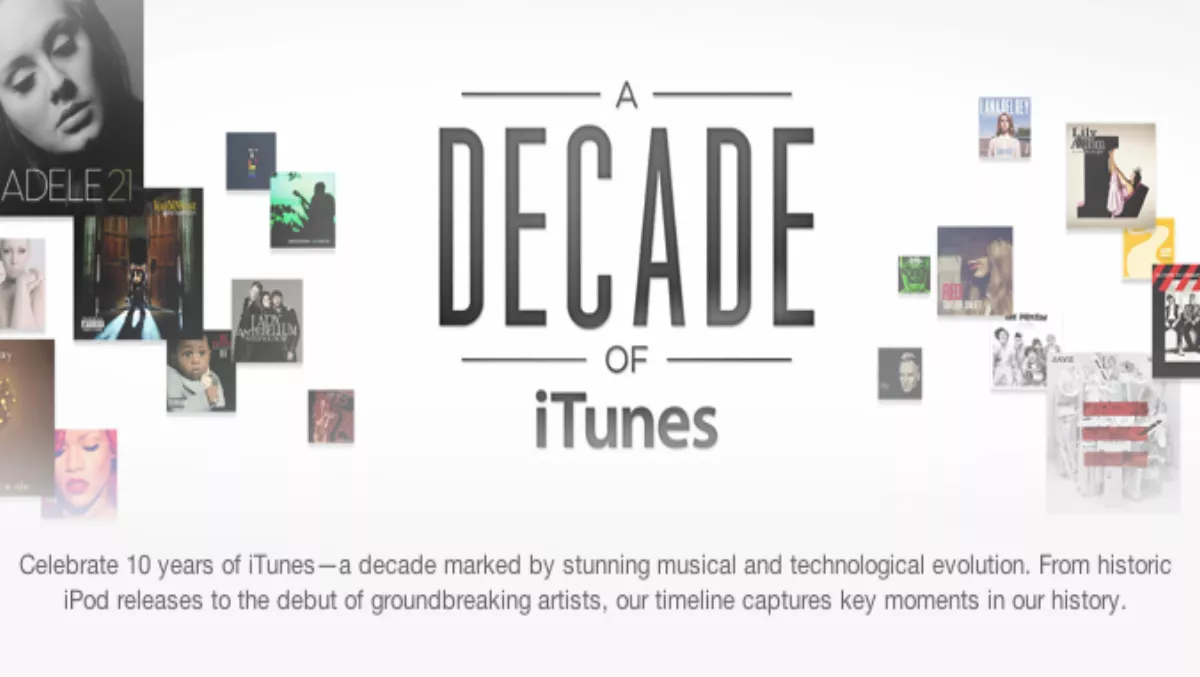 Apple celebrates Decade of iTunes