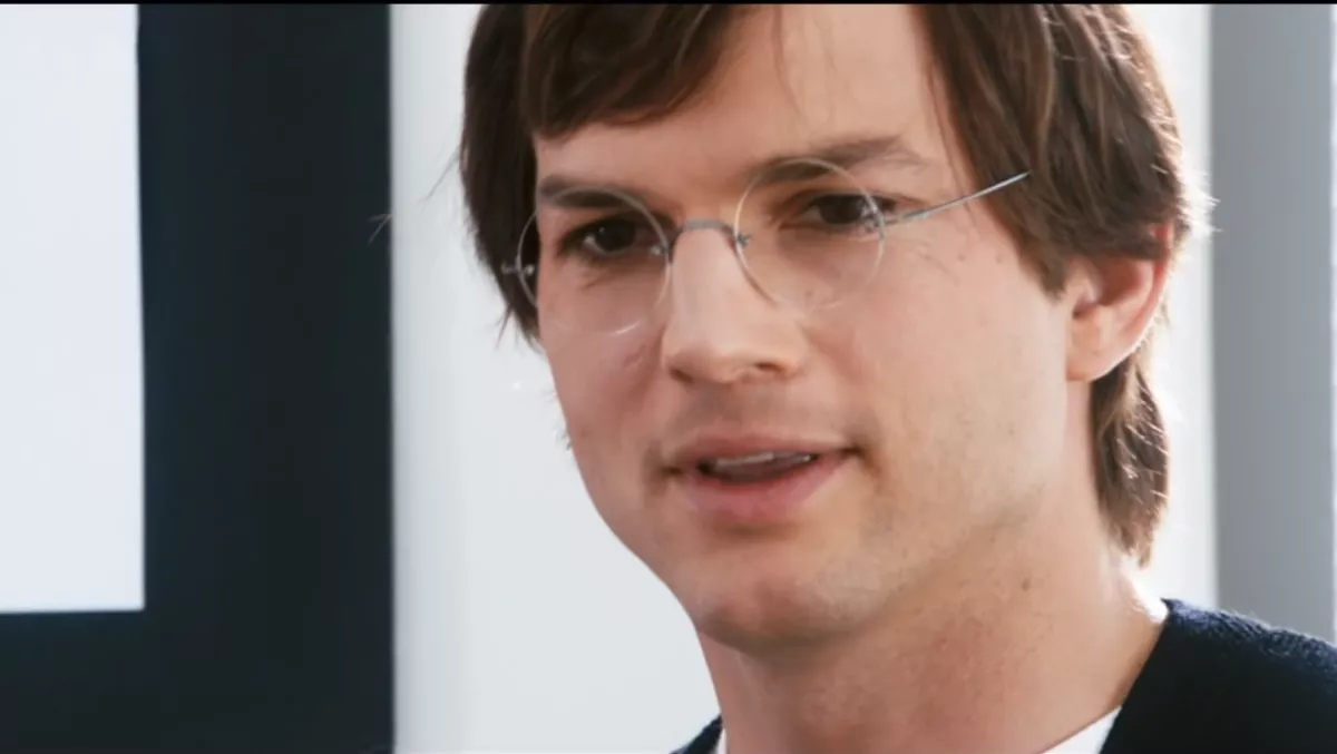 Emotional Kutcher recalls passing on Steve Jobs...