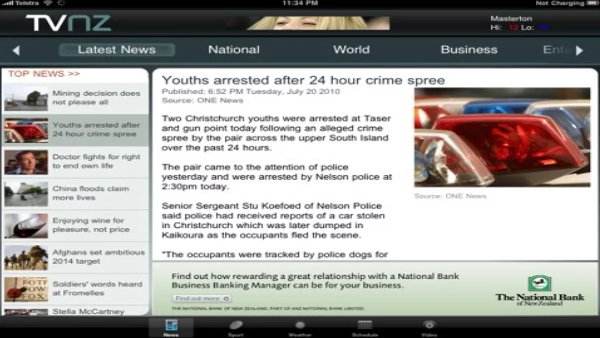 TVNZ iPad app tops iTunes – Ondemand app coming