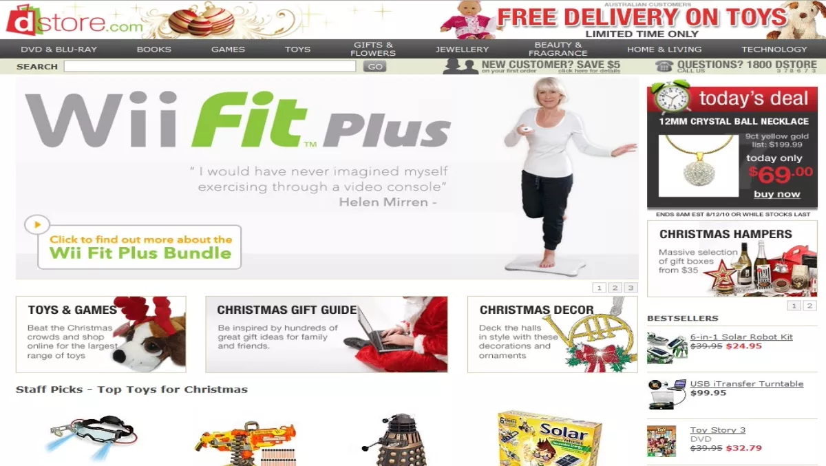 dstore Deals Christmas Bargains for Shoppers and Saves Them Time