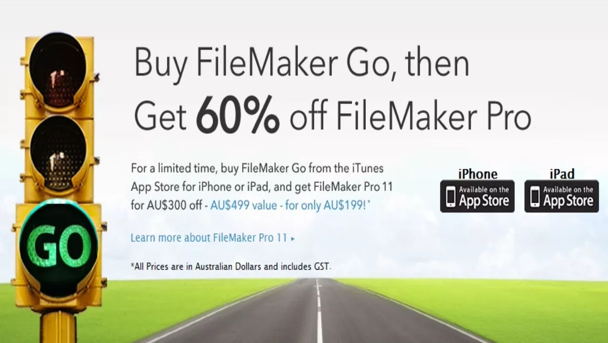 FileMaker begins 2011 with a 60% discount