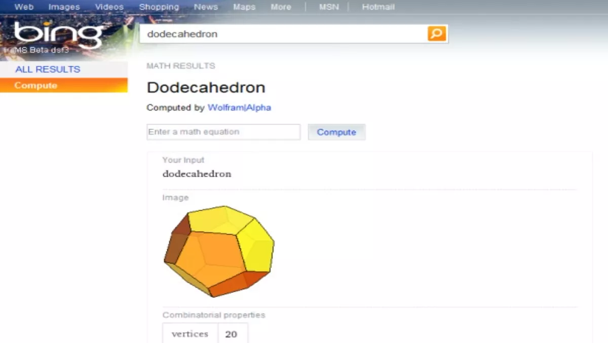 Wolfram Alpha teams up with Bing