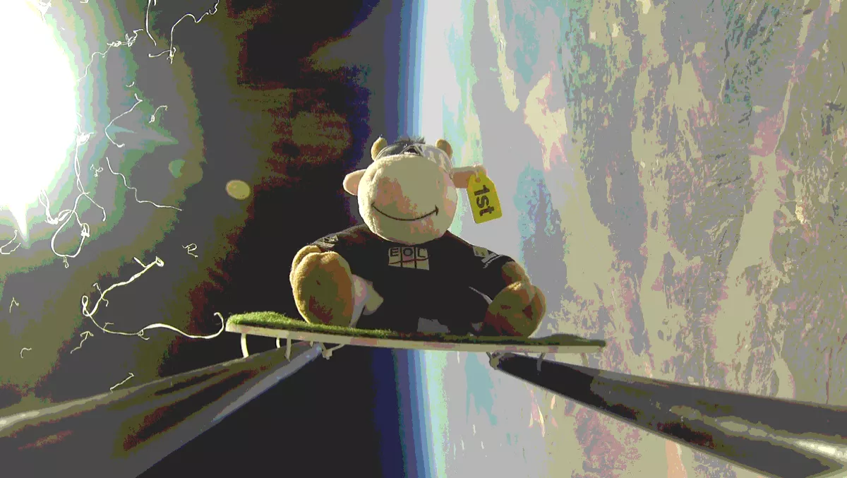Holy cow! EVA hits the edge of space