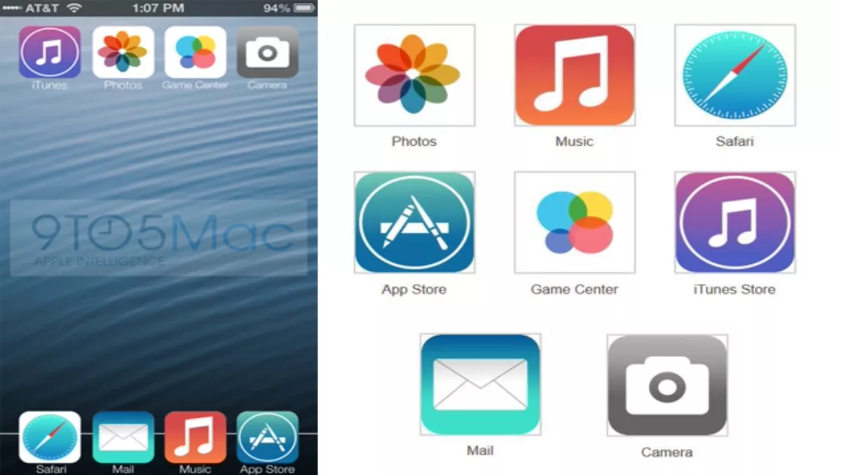 Take a sneak peek at Apple's iOS7