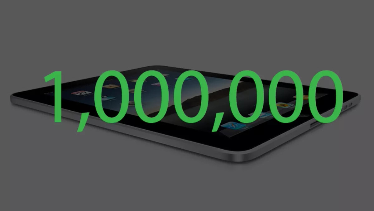 iPad sales hit one million mark