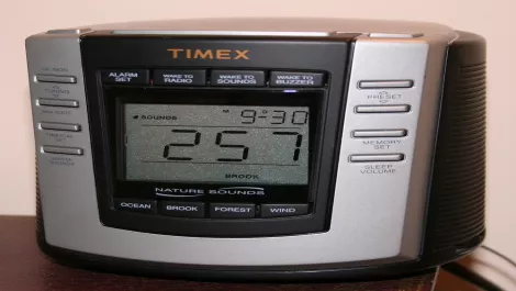 Digital clock radio premium