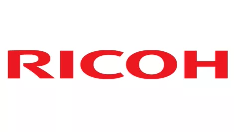 Logo ricoh rouge sur fond blanc 1