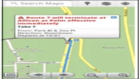 Bus late? Ask Google Maps