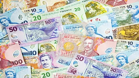New zealand currency background 25125017