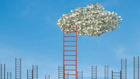 Ladder to money cloud