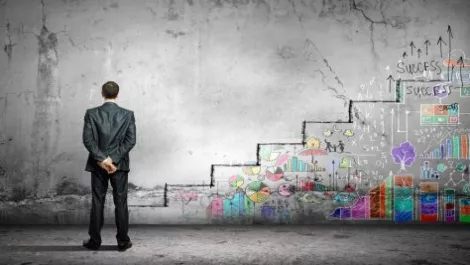 Businessman thinking