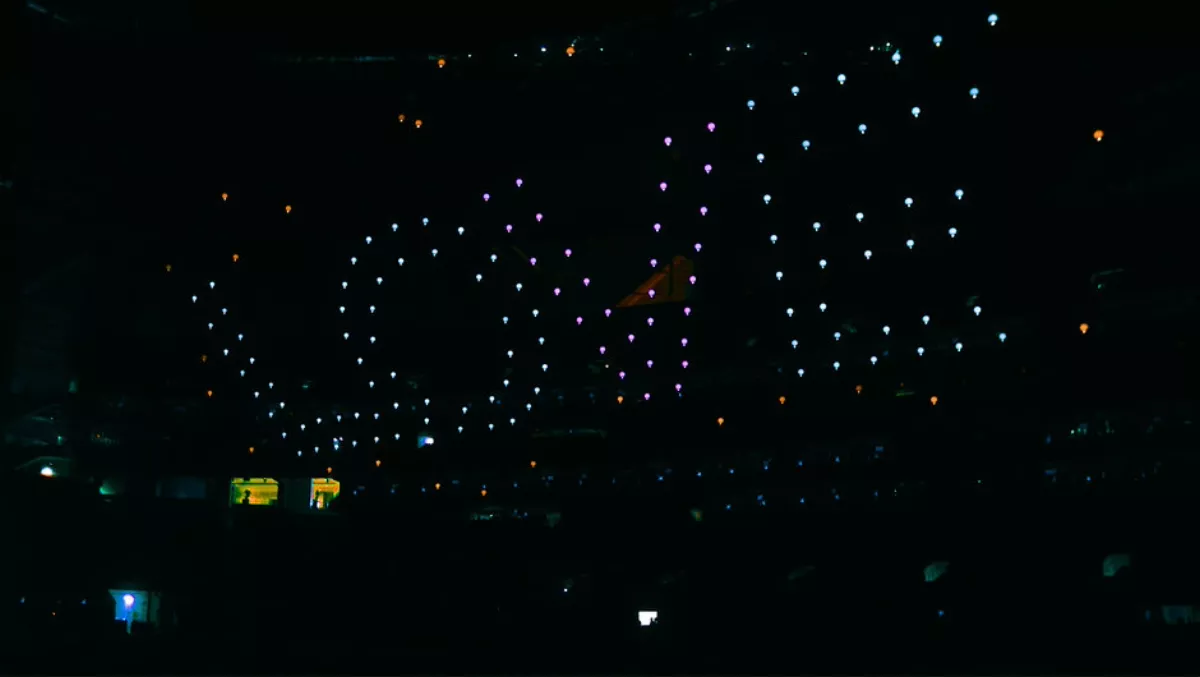 Intel breaks its own record with Super Bowl drone show