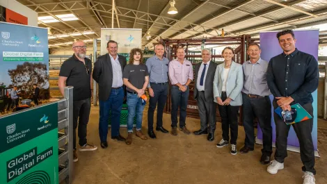 Media announcement telstra food agility csu new partnership