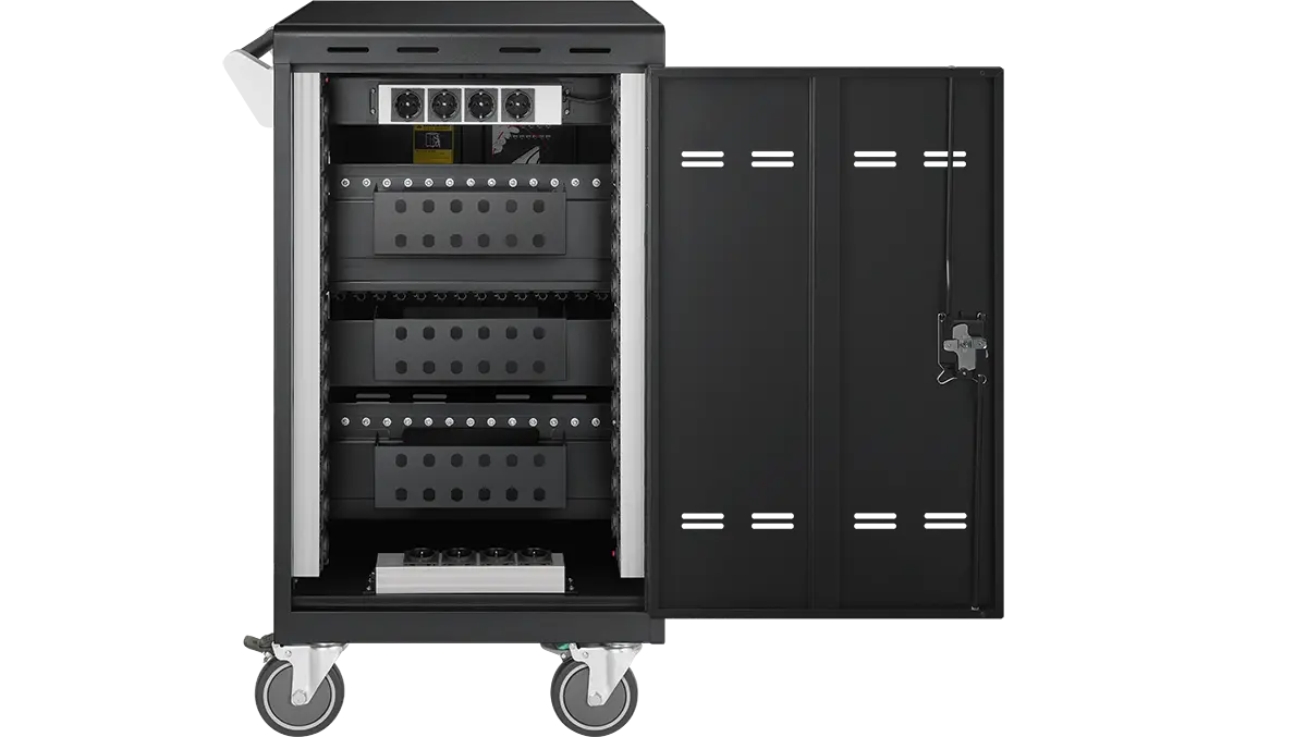 Amber Technology presents AVer's innovative charging carts