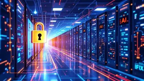 Secure data center interior ai servers data privacy onpremises ai