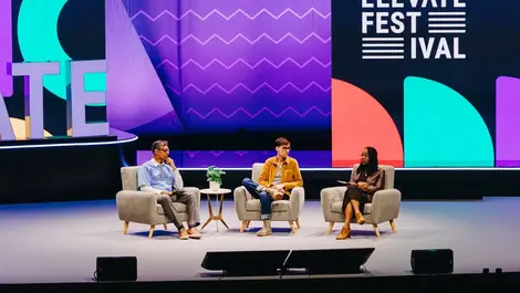 Td panel at elevate festival 2025 photo by ferguson media collective