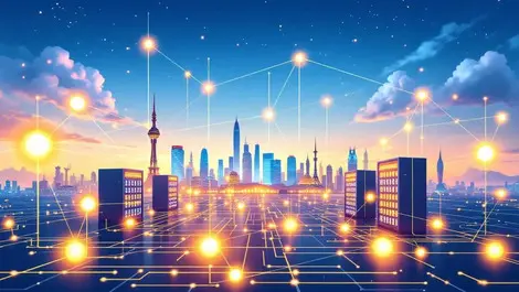 Modern data centers digital connectivity thailand urban southeast asia landmarks