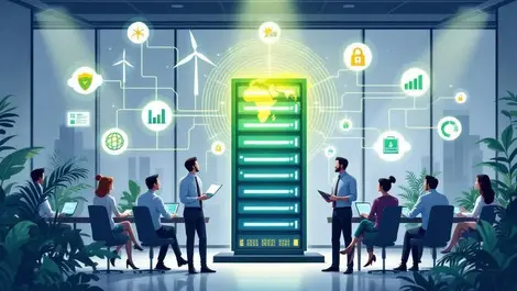 Melbourne office esg it team green server clean energy governance