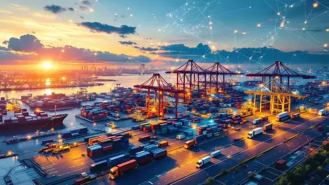 Sunrise apac port warehouse hub global supply chain network