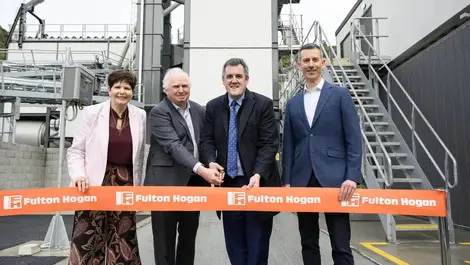 Fulton Hogan opens new asphalt plant in Wellington